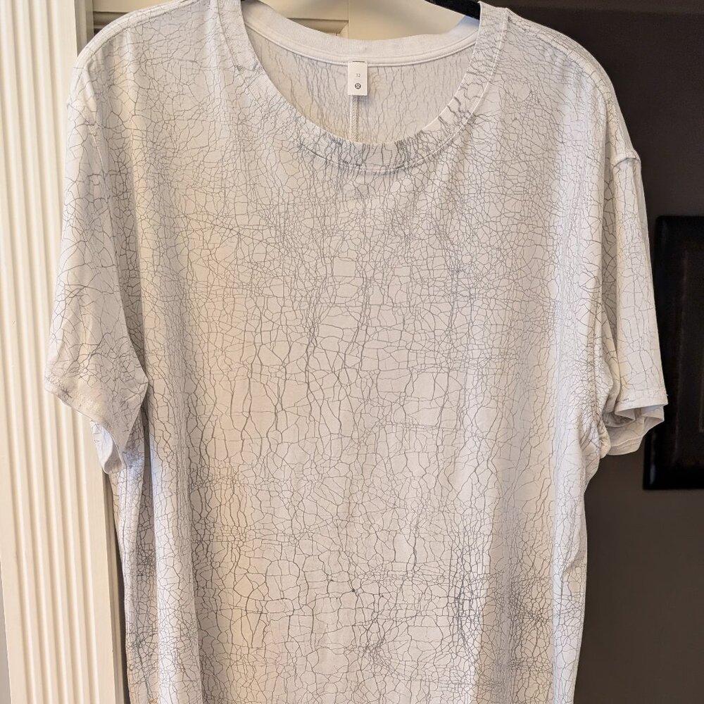 Lululemon Vitasea All Yours Short Sleeve (Thread Dye White Black)